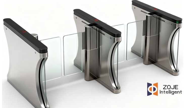 Was sind die Kernarchitektur und die Betriebsmodule einer Antikollisions-Schwenktür?