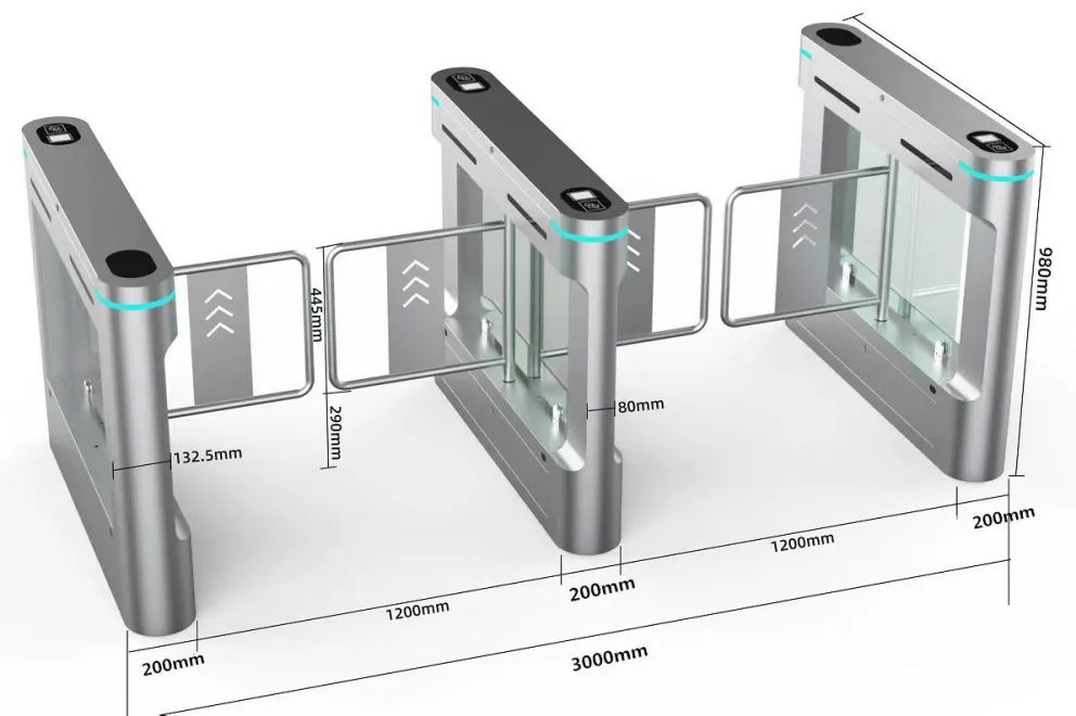 Projekt für Drehtore aus Edelstahl geliefert: Zugangskontrolle mit ausgewogenem Gleichgewicht zwischen Sicherheit, Haltbarkeit und Ästhetik