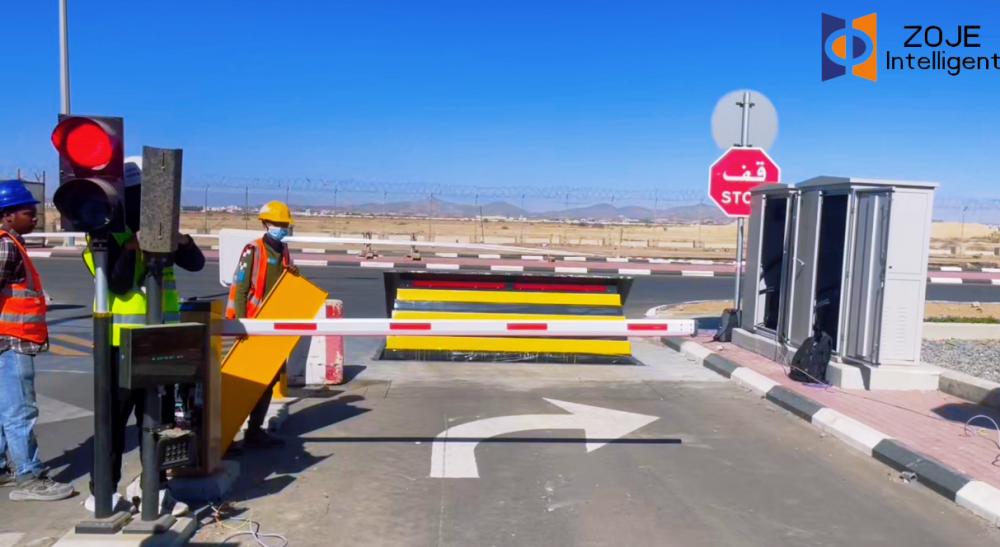​ZOJE-Straßensperren- und Barrierensystem im Saudi-Arabien-Projekt in Betrieb